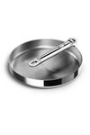 JosephJoseph Bratpfanne Space Steel 24cm Edelstahl mit Klappgriff