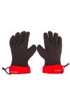 Cuisipro Küchenhandschuhe Gr. L 5 Finger schwarz rot