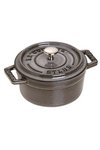 Staub Cocotte rund 22 cm Graphit Grau