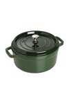 Staub Cocotte rund 24 cm Basilikum Grün