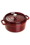 Staub Cocotte rund 24 cm Grenadine Rot