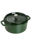 Staub Cocotte rund 26 cm Basilikum Grün