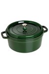 Staub Cocotte rund 28 cm Basilikum Grün