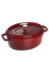 Staub Cocotte oval 31 cm Grenadine Rot