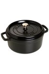 Staub Cocotte rund 20cm Schwarz