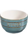 Staub Ramequin rund antik türkis 8cm