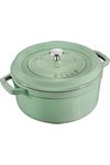 Staub Cocotte rund 24 cm Salbei