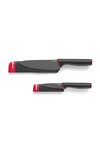Joseph Joseph 2er Set Slice Sharpen Rüst- u.Kochm. m. Schärfer rot grau