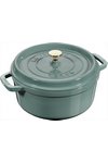 Staub Cocotte rund 20 cm Eucalyptus