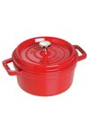 Staub Cocotte rund 20 cm Kirsch Rot