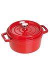 Staub Cocotte rund 24 cm Kirsch Rot