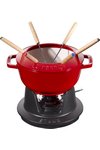 Staub Fondue Set 18cm Kirsch Rot