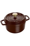 Staub Cocotte rund 16cm chocolat