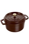 Staub Cocotte rund 20cm chocolat