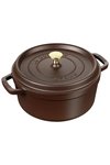 Staub Cocotte rund 24cm chocolat