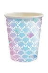 Scrap Cooking 8 Stk. Becher Karton Meerjungfrau 25cl