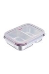 Westmark Lunch Box Edelstahl geteilt