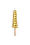 Scrap Cooking Kerze XXL Einhorn-Horn gold