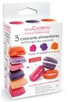 Scrap Cooking 3-tlg. Set Farbbpulver rose violett orange 3x5g
