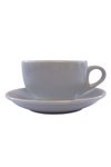 Lagotto Cappuccinotasse mit Unterteller weiss