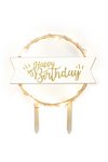 Scrap Cooking Cake Topper mit LED Beleuchtung Happy Birthday
