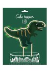 Scrap Cooking Cake Topper mit LED Beleuchtung Dino