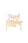 Scrap Cooking Cake Topper mit LED Beleuchtung Happy New Year