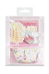 Scrap Cooking Muffinförmchen und cake toppers Einhorn