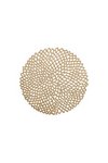 ZELLER Tischset Cut out gold rund