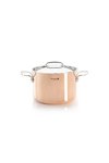 de Buyer Prima Matera Kochtopf 24cm mit Deckel hoch Kupfer Edelstahl Induktion