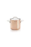 de Buyer Prima Matera Kochtopf 20cm mit Deckel hoch Kupfer Edelstahl Induktion