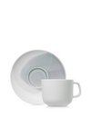 Revol Confluence Espressotasse m. Untert. 8cl fjord alab. weiss