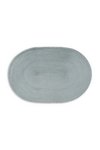 Continenta Tischset oval graublau
