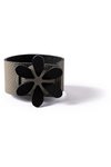 MiLLE W Serviettenring Blume grau