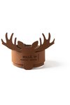 MiLLE W Serviettenring Elch cognac