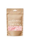 Scrap Cooking Zuckerstreusel Perlen weiss rosa