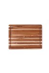 teakhaus Servierbrett Scandi Grill mit tiefer Saftrille