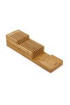 JosephJoseph Messerliege DrawerStore Bamboo mit zwei Ebenen Bambus