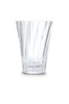 Loveramics Twisted Latte Glas 360ml klar