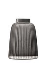 LSA Pleat Vase H26cm - grau