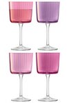 LSA 4er Set Gems Weingläser 250ml Granat assort.