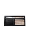 Laguiole Style de Vie Laguiole Innovation Line Steakmesser Eichenholz gezackt