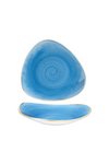 Churchill Stonecast Cornflower Blue Triangel Teller tief 18.5cm