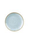 Churchill Stonecast Duck Egg Blue Coupe Teller flach 28.8cm