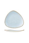 Churchill Stonecast Duck Egg Blue Triangel Teller flach 31.1cm