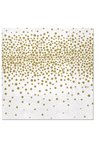 PAW Servietten Konfetti gold