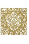 PAW Servietten Ornament gold