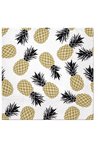 PAW Servietten Ananas gold schwarz