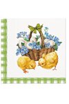 PAW Servietten Ostern Hühner