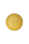 Churchill Stonecast Mustard Yellow Coupe Teller flach 26cm